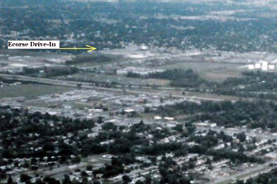 Ecorse Drive-In Theatre - Aerial From Gerard Fitzpatrick (newer photo)